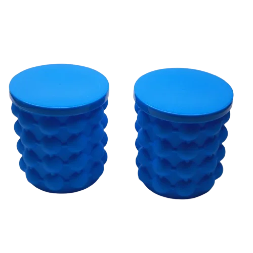 Versatile 2-in-1 Ice Cube Mold: Large Silicone Ice Trays for Effortless Whiskey and Beer Chilling