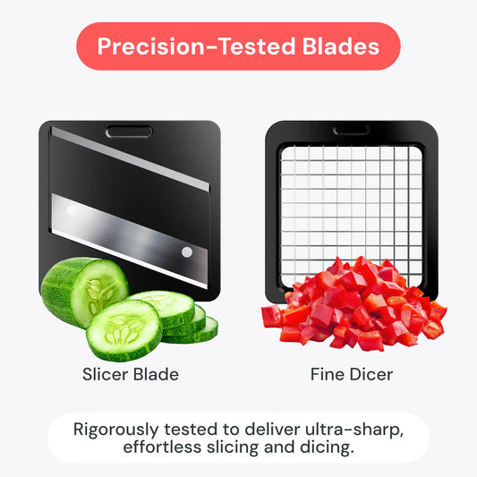 Fullstar Daily Vegetable Chopper – Veggie Chopper, Onion Potato Food Chopper & Slicer with Container, Kitchen Gadgets for Easy Prep